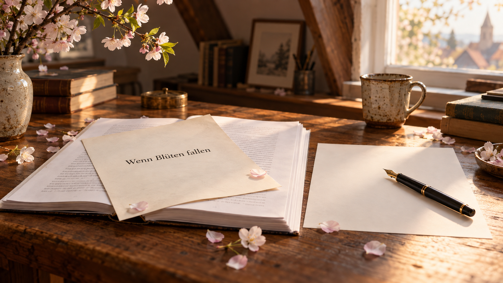 „Wenn Blüten fallen“ – warum mein Roman einen neuen Titel braucht