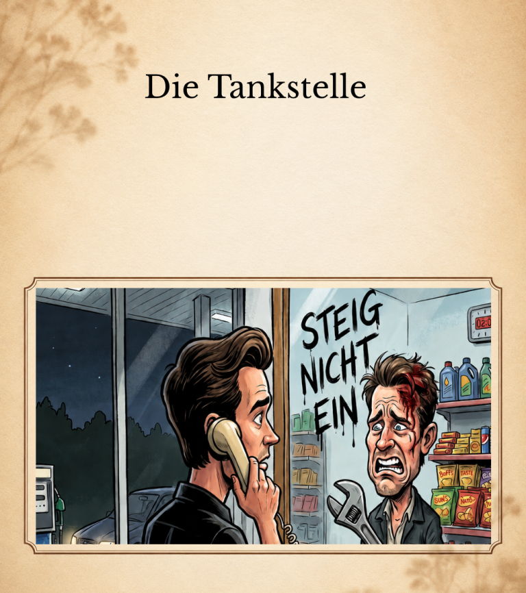 Kurzgeschichte „Die Tankstelle“ lesen